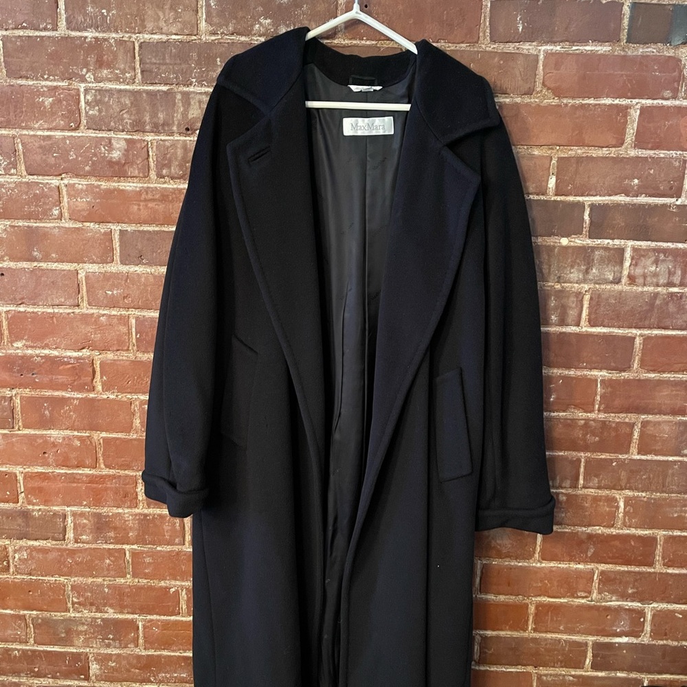 MaxMara Black Trench Coat